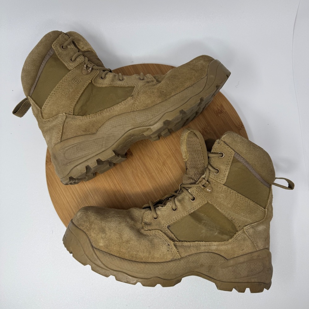 5.11 Tactical ATAC 2.0 6" CST Desert Composite Toe Boots Dark Coyote Mens 10